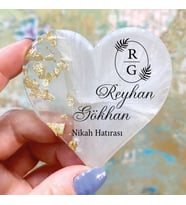 Epoksi Magnet Hediyelik -ETİKET DEĞİLDİR!! - Düğün, Nişan, Nikah, Kına, Söz Hatırası (Gold)