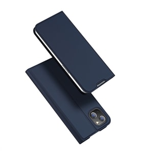 Dux Ducis iPhone 14 Plus 6.7 Kılıf Skin Pro Series Flip Cover Kapaklı Kılıf (Lacivert)