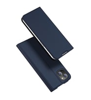 Dux Ducis iPhone 14 Plus 6.7 Kılıf Skin Pro Series Flip Cover Kapaklı Kılıf (Lacivert)