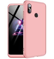 Xiaomi Redmi Note 6 Pro  Kılıf Zore Kamera Korumalı Tam Koruma Ays (Rose)