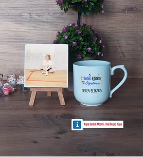 Beden Eğitimi Öğretmeni Fotoğraflı Dekoratif Taş, Kupa Bardak Beyaz Hediye Öğretmenler Günü Hediyesi (Model 5)