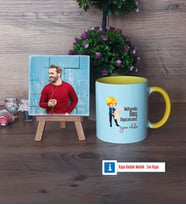 Mühendisler Günü Hediyesi Fotoğraflı Dekoratif Taş, Kupa Bardak Beyaz Hediye (Model 7)