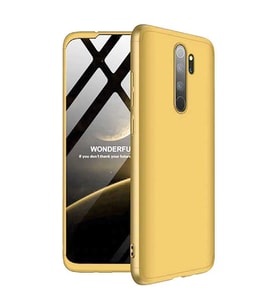 Xiaomi Redmi Note 8 Pro Kılıf Zore Ays Full Koruma Kılıf (Gold)