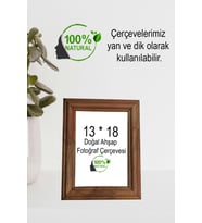 13*18 Tekli Çerçeve (Ceviz Rengi)