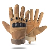 Uzun Tactical Eldiven (Bej)