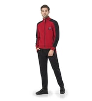 Pierre Cardin Erkek Fermuarlı Cepli Eşofman Takım (Bordo)