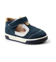 Arzen 4016 Önü Kapalı Erkek Çocuk Bebe Sandalet Ayakkabı (Petrol)