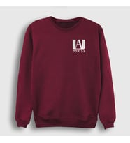 Presmono Unisex Beyaz UA Anime Boku No Hero Academia Sweatshirt 235119tt (Bordo)