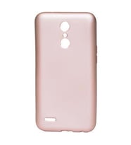 LG K8 Kılıf Maximum Kamera Korumalı Mat Soft Silikon Kılıf (Rose)