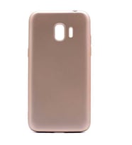 Samsung Galaxy J2 Pro 2018 Kılıf Soft Mat Premier Case (Gold)