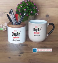 Diyaliz Teknikeri Kalemlik, Kupa Bardak T Kişiye Özel Hediye Diyaliz Teknikerine Hediye (Model 2)