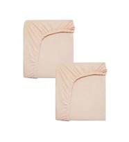 2 Adet 70 x 140 x 20 cm Anne Yanı Lastikli Penye Kumaş Bebek Çarşafı (Yavru Ağzı) (Yavruağzı)