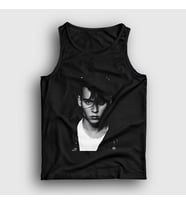 Presmono Unisex Beyaz Young V2 Johnny Depp Atlet 354928tt (Siyah)