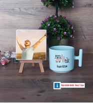 Paramedik Fotoğraflı Dekoratif Taş, Kupa Bardak Beyaz Hediye (Model 12)
