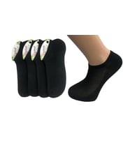 4'LÜ SET YAZLIK ERKEK SNEAKERS ÇORAP (Siyah)