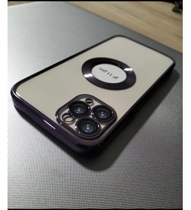 İphone 11 Pro Kamera Korumalı ( Kamerası Lensli) Lazer Kılıf (Mor)