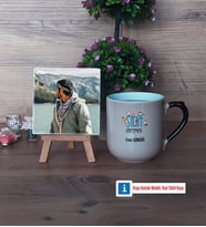 Erkek Sınıf Öğretmenine Hediye Fotoğraflı Dekoratif Taş, Kupa Bardak Beyaz Hediye Öğretmenler Günü Hediyesi (Model 10)