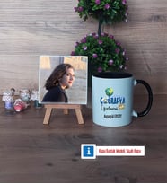 Coğrafya Öğretmeni Fotoğraflı Dekoratif Taş, Kupa Bardak Beyaz Hediye Öğretmenler Günü Hediyesi (Model 11)