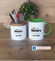 Hemşire Kalemlik, Kupa Bardak T Kişiye Özel Hediye (Model 14)