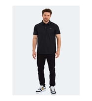 Slazenger Sloan  Erkek Delikli Kısa Kol T-shirt - Slazenger - Beyaz - ST01419-Beyaz-S (Siyah)