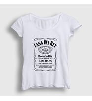 Presmono Kadın Sarı Paradise Lana Del Rey T-Shirt 156639tt (Beyaz)