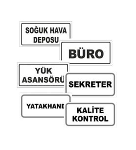 Euwue Dijital - Kişiye Özel Baskılı Yön Levhalar ( Adet ) (02)