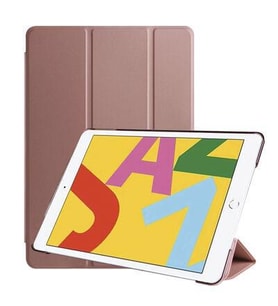 Apple iPad 10.2 smart Cover Standlı 1-1 Kılıf (Rose)
