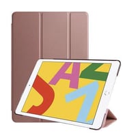 Apple iPad 10.2 smart Cover Standlı 1-1 Kılıf (Rose)