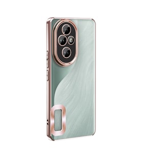 Honor 200 Pro Kılıf Kamera Korumalı Logo Gösteren Omega Kılıf (Rose)
