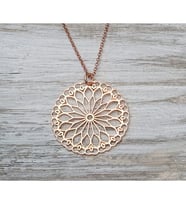 Yaşam Ağacı 925 Ayar Gümüş Kolyesi (Rose)