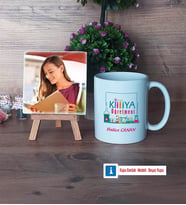Kimya Öğretmeni Fotoğraflı Dekoratif Taş, Kupa Bardak Beyaz Hediye Öğretmenler Günü Hediyesi (Model 1)