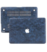 MacBook Pro Kılıf HardCase TouchBar A1706-08 A1989 2159 2251 2289 A2338 Leat (Lacivert)