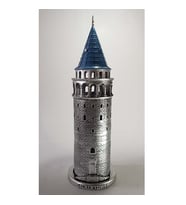 GALATA KULESİ 41 CM BEJ (Gümüş)