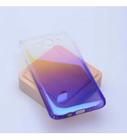 Galaxy J7 Parlak Renk Geçişli Kılıf (Mor)
