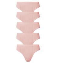 5li Kadın Jakarlı Bikini Klimalı Kaliteli Ekonomik Yumuşak (Pudra)