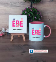 Ebe Dekoratif Taş, Kupa Bardak Kırmızı Hediye (Model 5)