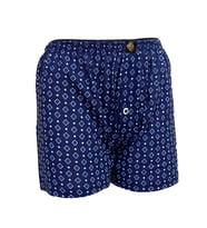 JOJOBOY POLO  ERKEK MAVİ-SİYAH-SARI DESENLİ BOXERDON 2 Lİ (Mavi-Siyah)