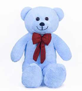 Pandamkee 80 Cm Sevgiliye Özel Hediyelik Ayı (Mavi)