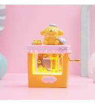 Cinnamoroll Pompompurin Kuromi  Sevimli Dondurma Arabası Müzik Kutusu (Sarı)