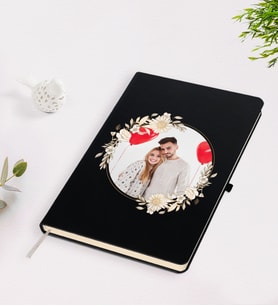 Kendin Tasarla Cilt Bezi Kapaklı Defter-1 (Siyah)