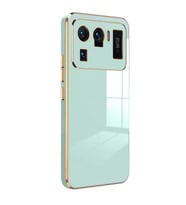 Microsonic Xiaomi Mi 11 Ultra Kılıf Olive Plated Siyah (Yeşil)