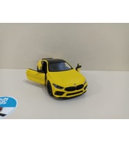 BMW M8 Metal Model Oyuncak Araba 13 Cm ( ÖZEL PLAKALI ) (Sarı)