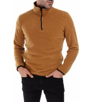 Ghassy Co. Erkek Yarım Fermuarlı Polar 9 Renk (Camel)