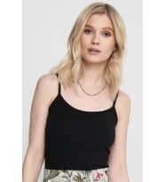 Only Kadın İnce Askılı Basic Body Atlet - 15196448 (Siyah)