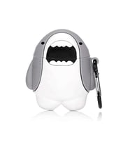 Microsonic Huawei FreeBuds 5 Kılıf Cartoon Figürlü Silikon Crtn-Fgr-Ntnd (Beyaz-Gri)