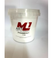 M1 ART Toz Pigment Boya 1.kg -epoksi Reçine-poliüretan Reçine-polyester Reçine Boyası (Beyaz)