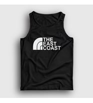 Presmono Unisex Beyaz Logo The East Coast Atlet 503469tt (Siyah)