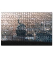 Cakapuzzle Teleferik Yakın Plan  Puzzle Yapboz MDF (Ahşap) (500 Parça)