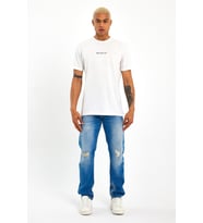Süperlife Erkek Bisiklet Yaka Standart &Regular Fit SPR21Y27 (Ekru)