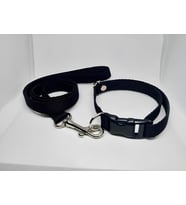 Hebmeyy Köpek Tasma Gezdirme, Köpek Gezdirme Takımı, Mini ve Orta Irk, Yavru Köpek Gezdirme Köpek Boyun Tasması (Siyah)